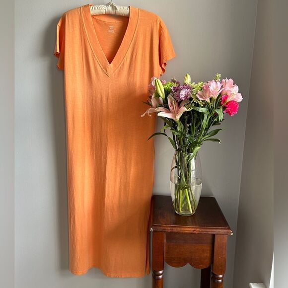 Aerie Orange Sherbet Maxi Dress - Picture 1 of 8